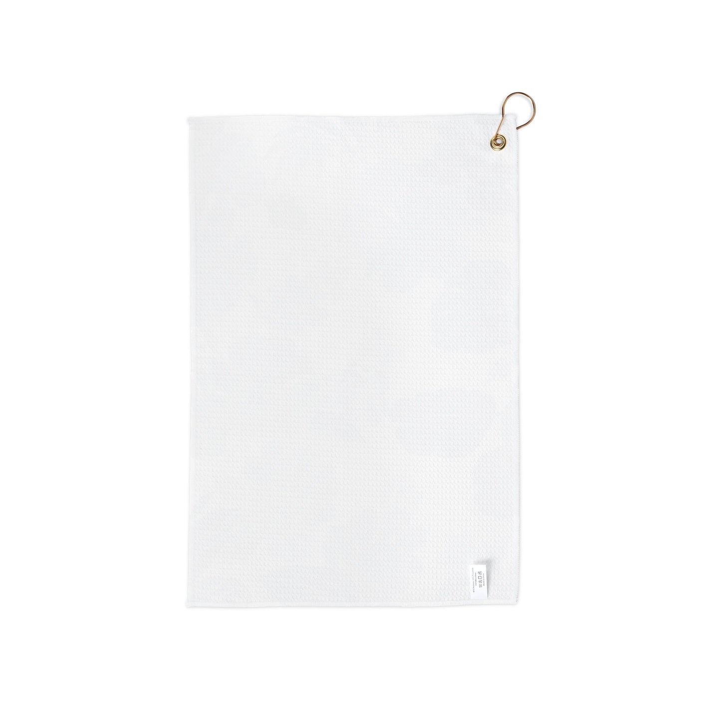 Blue Watercolor Hibiscus Golf Towel | Floral Club Towel with Grommet