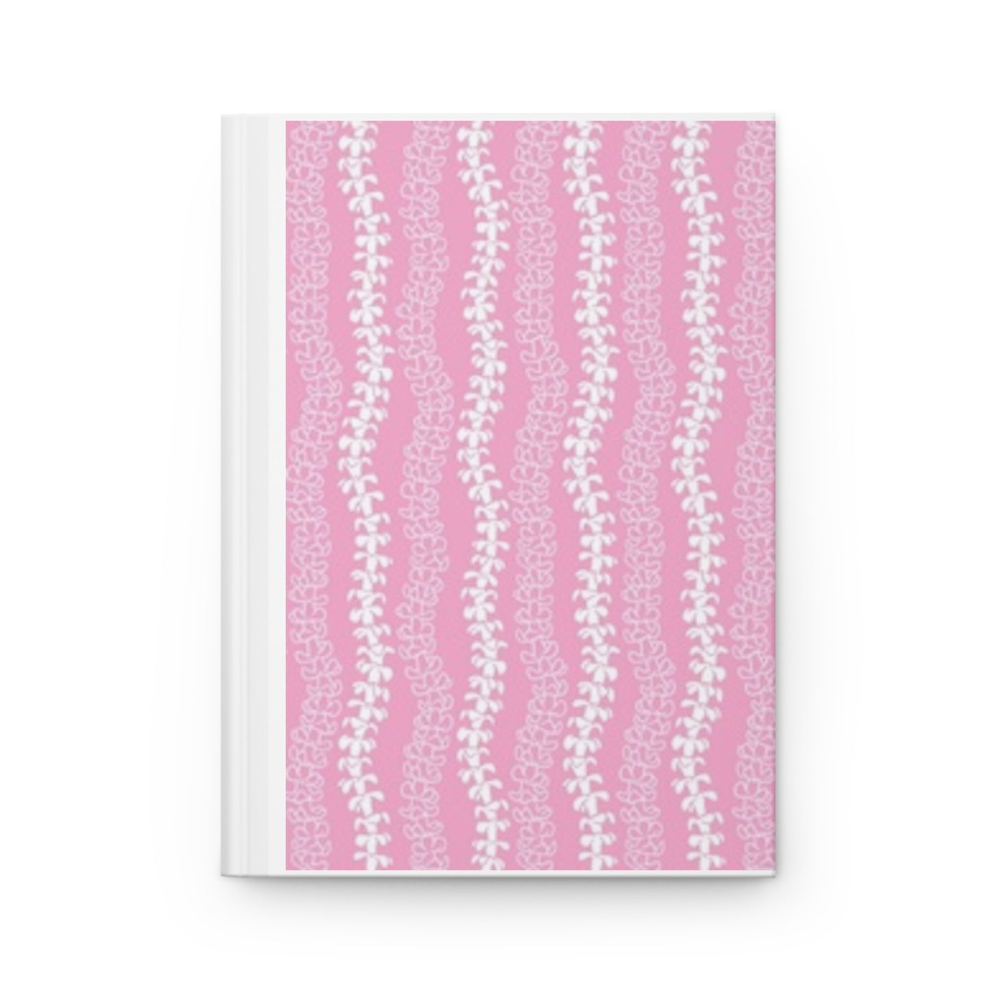 Pink Floral Vine Hardcover Journal — Matte Notebook for Notes, Gratitude & Daily Planning