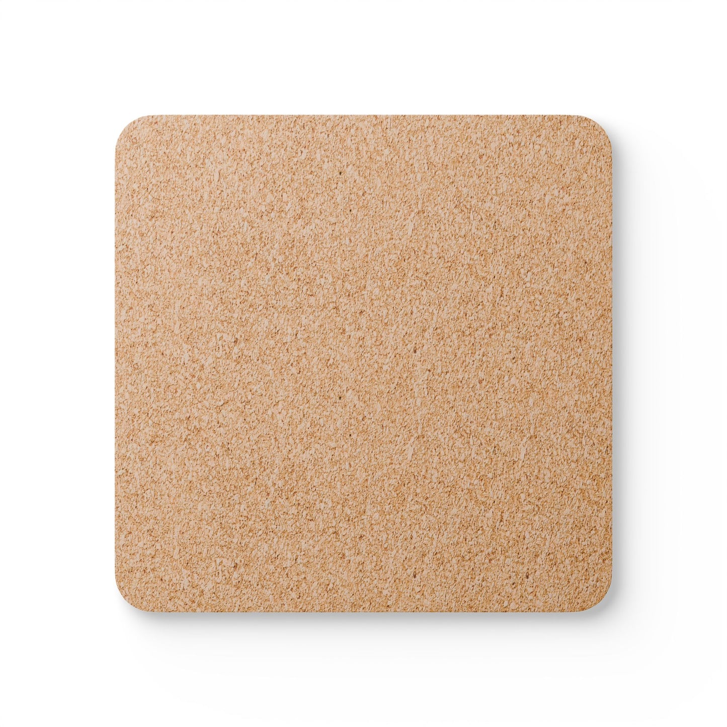 Blue Coral Pattern Coaster hardboard coaster | marine coral design, cork bottom, set of 4