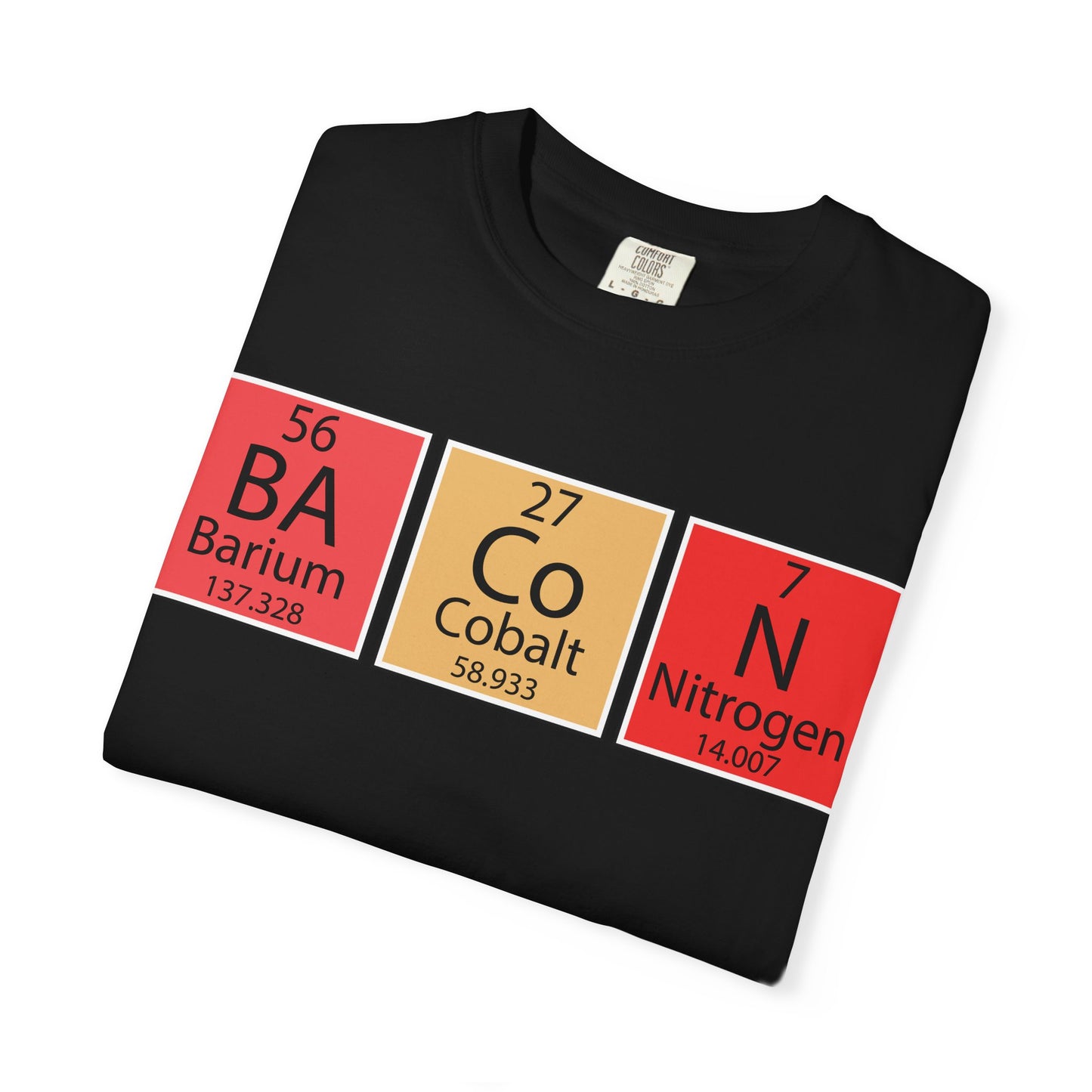 Bacon Periodic Table T-Shirt — Funny Science Food Tee