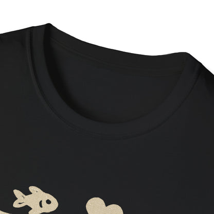 Ramen Cat T-Shirt — Cute Black Cat Eating Noodles Graphic Tee