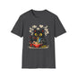 Ramen Cat T-Shirt — Cute Black Cat Eating Noodles Graphic Tee