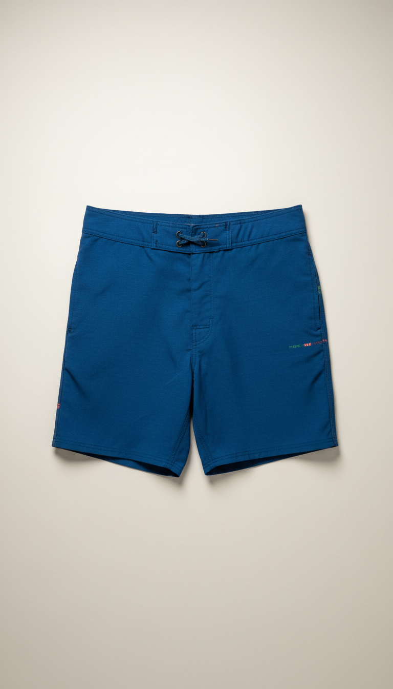 Surf shorts in pacific blue
