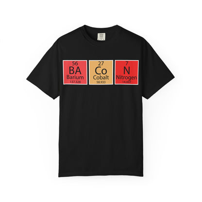 Bacon Periodic Table T-Shirt — Funny Science Food Tee