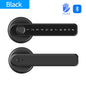 Q50 Tuya Bluetooth Smart Fingerprint Door Handle Lock Electronic Password/Rfid Card/Keys/App Remote Unlock Hotel Lock Rainproof